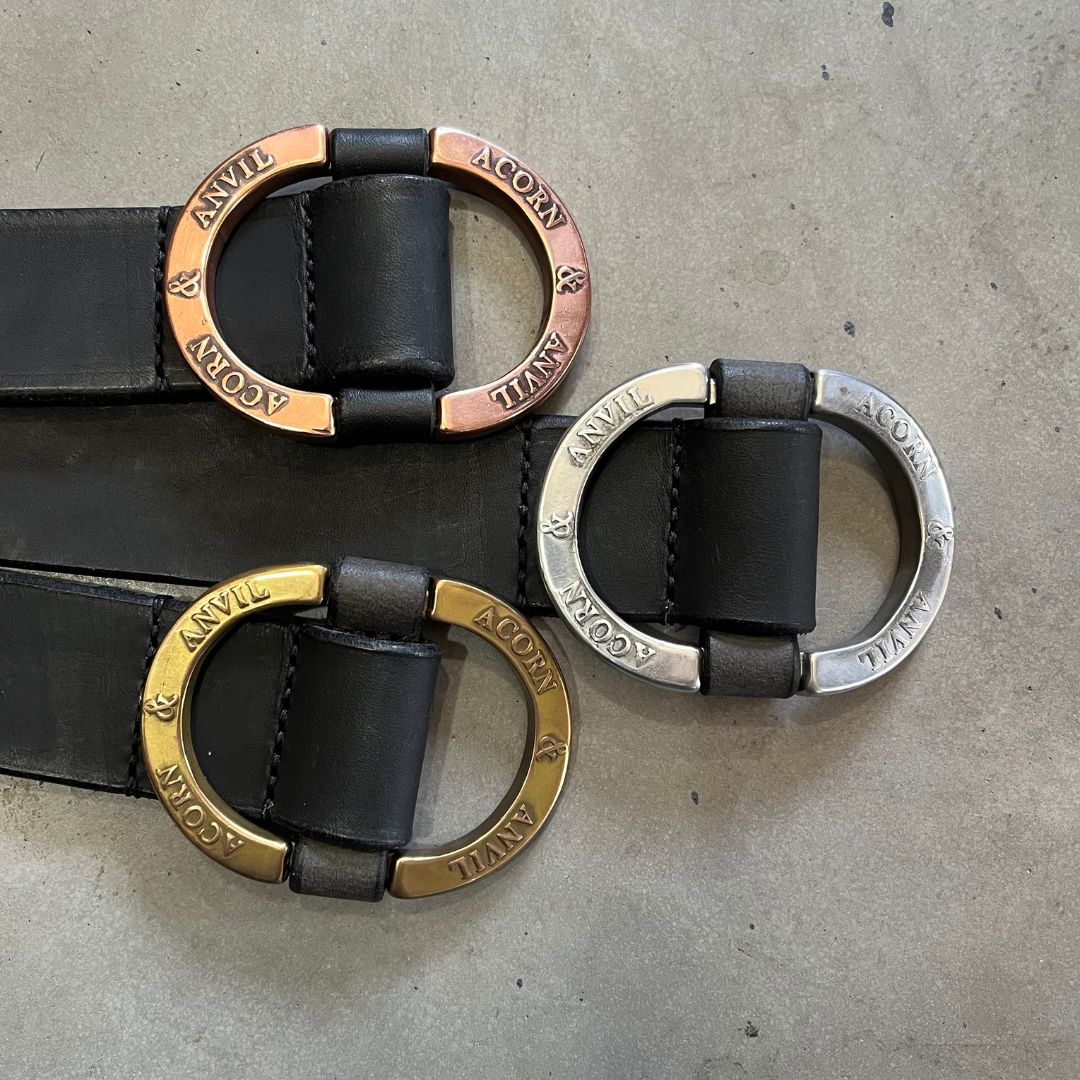 Leather Ring Belt