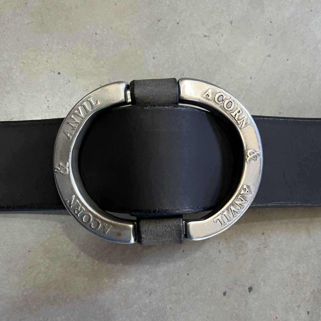 Leather Ring Belt